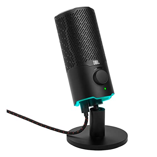 JBL Quantum Stream: Dual Pattern Premium USB Microphone for Streaming, Recording and Gaming