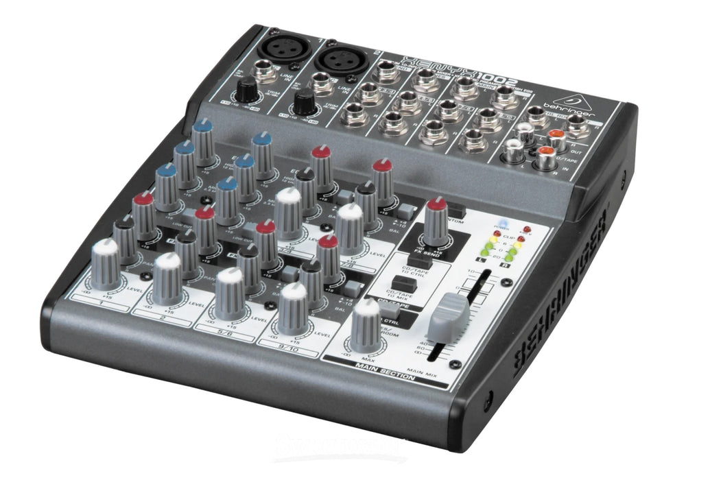 Behringer Xenyx 1002 6-channel Analog Mixer (Open Box)