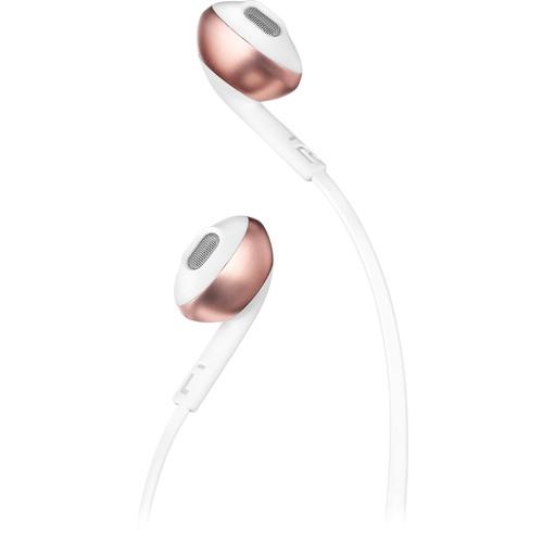 JBL TUNE 205BT Wireless Bluetooth Earbud Headphones (Rose Gold) - Rock and Soul DJ Equipment and Records