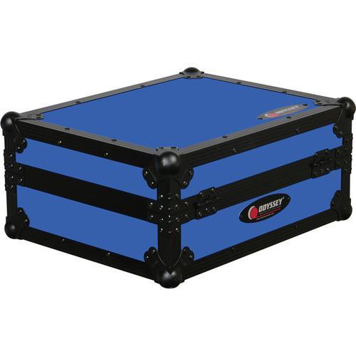 Odyssey Innovative Designs FR1200BKBLUE Flight Ready Series Turntable Case - Rock and Soul DJ Equipment and Records