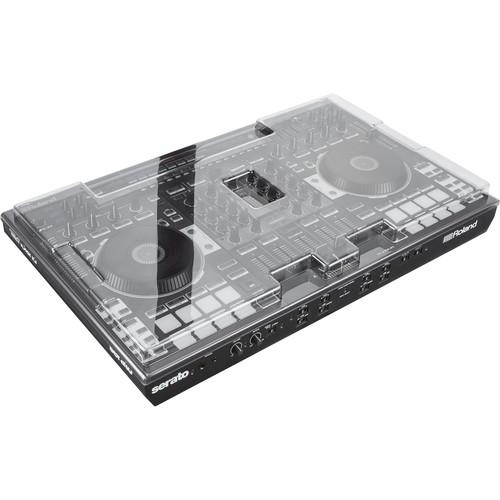 Decksaver DJ Controller Cover for Roland DJ-808 Controller (Smoked/Clear) - Rock and Soul DJ Equipment and Records