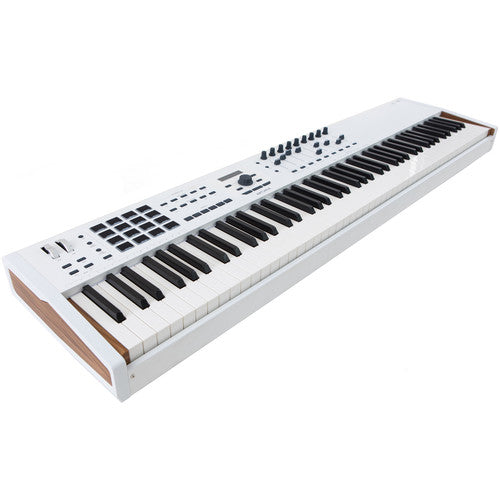 Arturia KeyLab 88 MkII Hammer-Action MIDI Controller and Software (White) - Rock and Soul DJ Equipment and Records