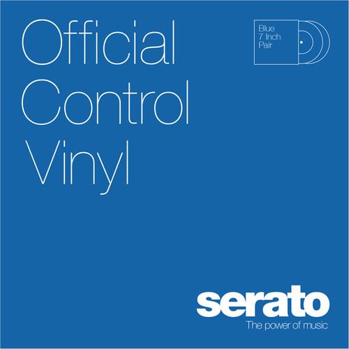 Serato 7" Control Vinyl (Pair, Blue) - Rock and Soul DJ Equipment and Records