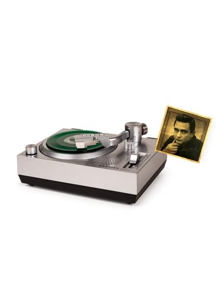 RSD3 Mini Turntable for 3 Inch Vinyl Records w/Johnny Cash Single - Rock and Soul DJ Equipment and Records