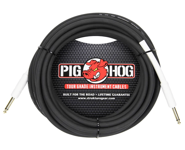 Pig Hog PH186 Pig Hog 18.5ft. Instrument Cable, 8mm