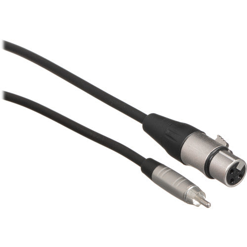 Hosa Technology HXR-010 Unbalanced 3-Pin XLR Female to RCA Male Audio Cable (10') - Rock and Soul DJ Equipment and Records