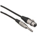 Hosa Technology HXS-003 Balanced 3-Pin XLR Female to 1/4" TRS Male Audio Cable (3') - Rock and Soul DJ Equipment and Records
