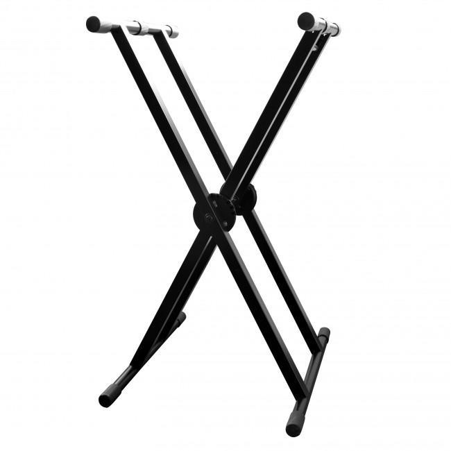 ProX - Double X-STYLE DJ Coffin Keyboard Stand w/ Ergo Easy Lock - Rock and Soul DJ Equipment and Records