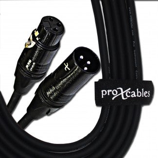 ProX 50 Ft. Balanced XLR3-F to XLR3-M High Performance Microphone Cable