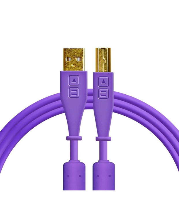 Chroma Cables: Audio Optimized USB Cables - Purple Straight