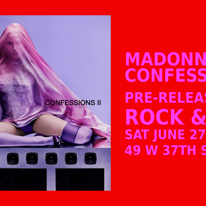 Madonna's CONFESSIONS II Drops July 3