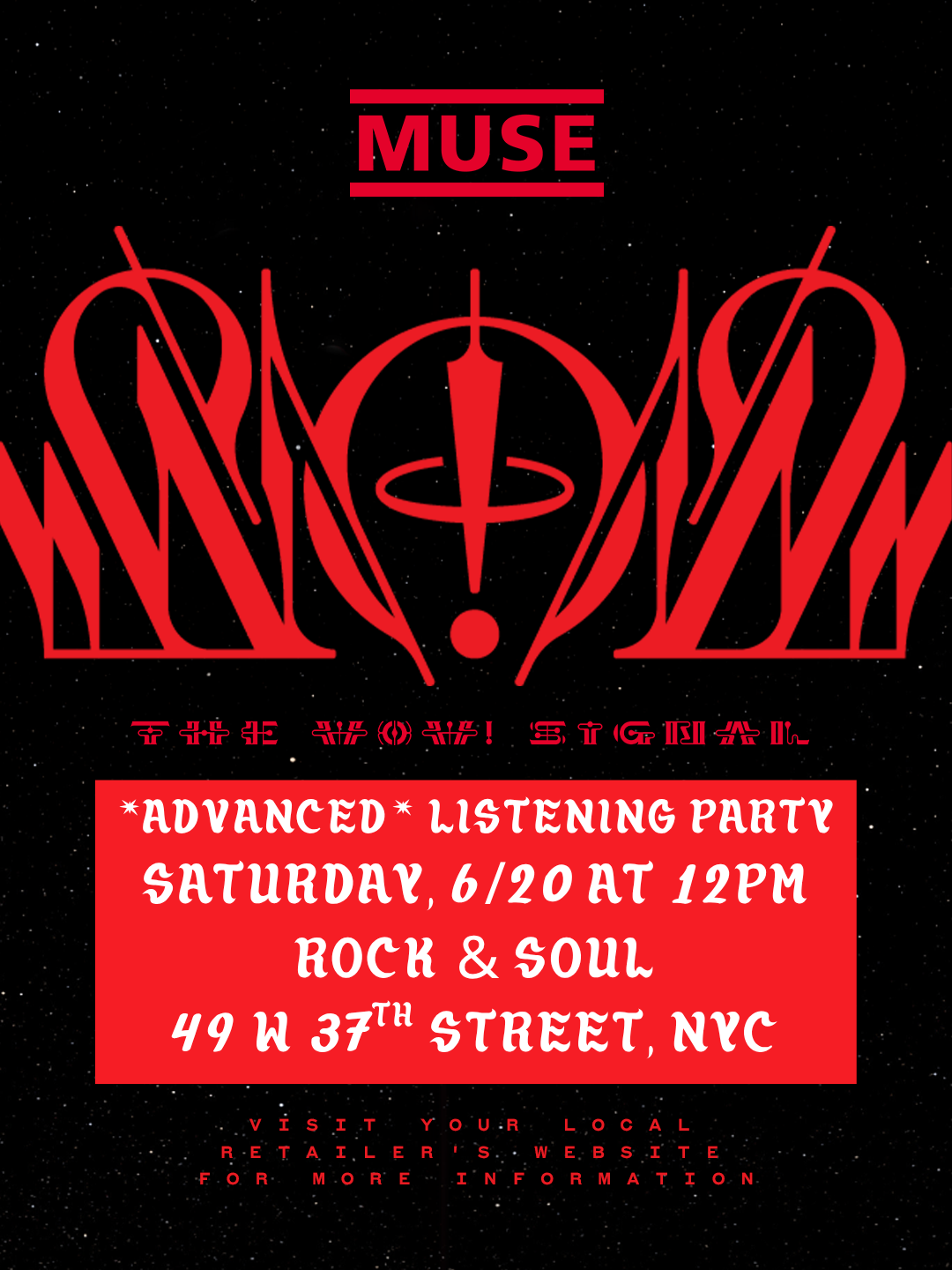 MUSE Advanced Listening Party