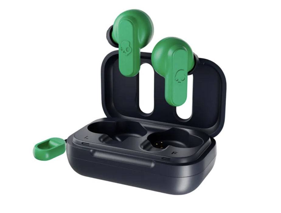 Skullcandy Dime 2 In-Ear Wireless Earbuds with Microphone and Bluetooth - Blue/Green (Open Box)