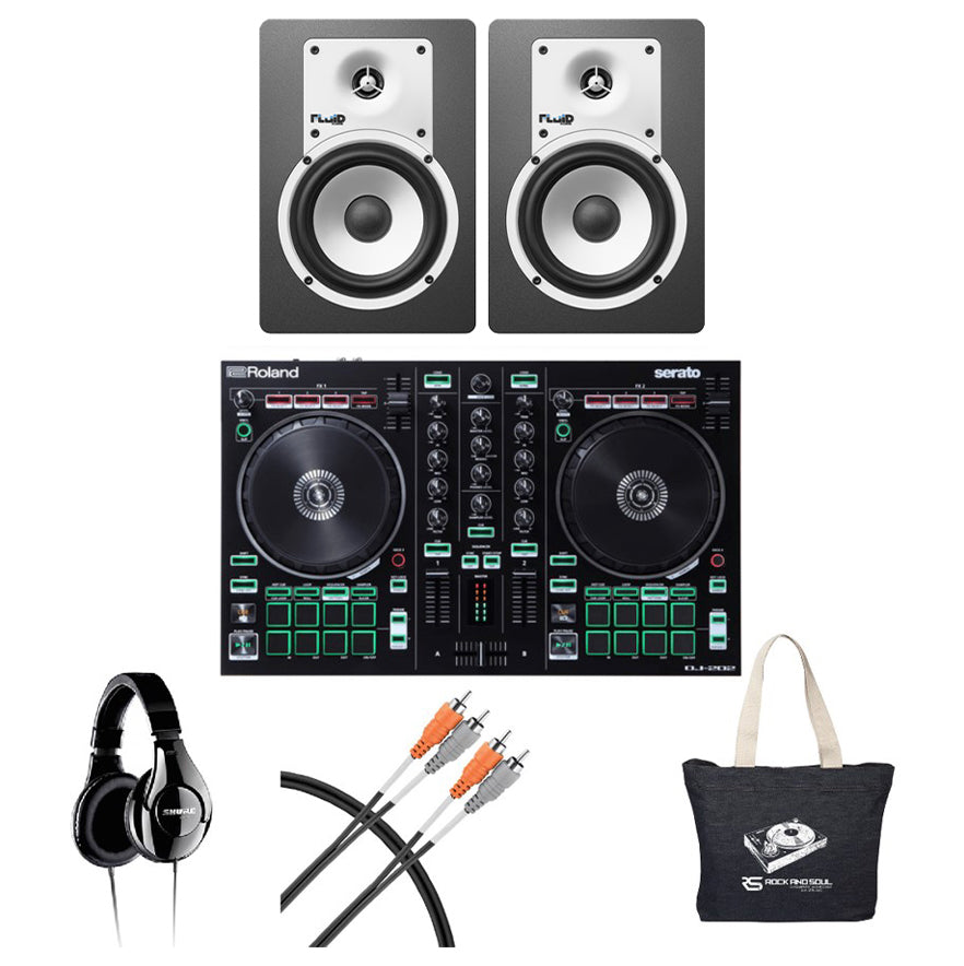 Roland DJ-202 + MS-210J スピーカーセット DJ機材一式 Roland DJ-202 Intro Pack + Free DJ Class — Rock and Soul DJ