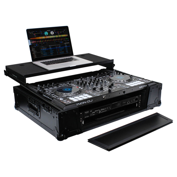 Odyssey Innovative Designs Black Label Glide Case with Wheels for Roland DJ-808 / Denon MC7000 DJ Controller (Open Box)