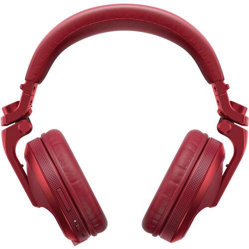 Pioneer DJ HDJ-X5BT Bluetooth Over-Ear DJ Headphones (Metallic Red) (Open Box)