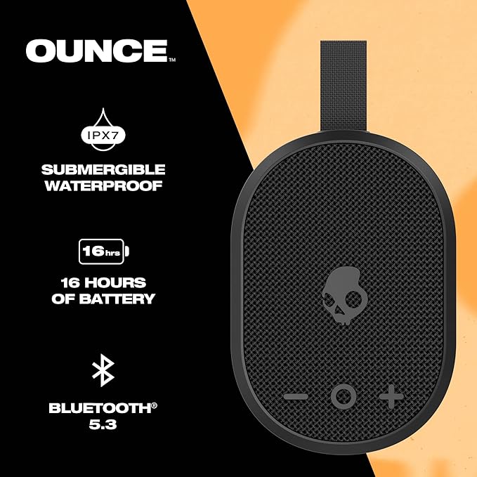 Skullcandy Ounce Wireless Bluetooth Speaker - Black (Open Box)