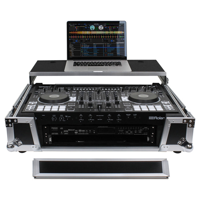 Odyssey Flight Zone Glide Case with Wheels for Roland DJ-808 & Denon MC7000 V2 (Open Box)