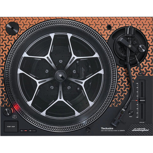 Technics SL-1200M7B Direct Drive Turntable System (Special Edition Lamborghini Orange)