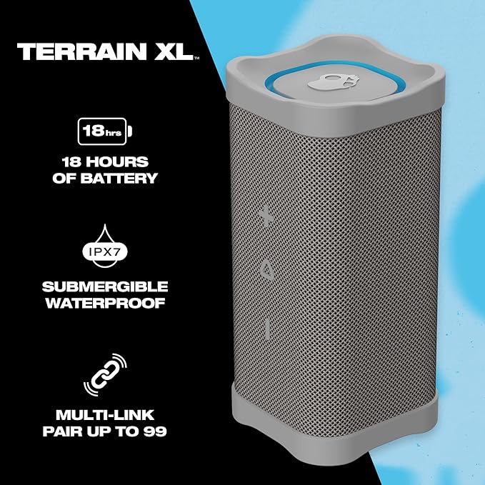 Skullcandy Terrain XL Wireless Bluetooth Speaker - Grey (Open Box)