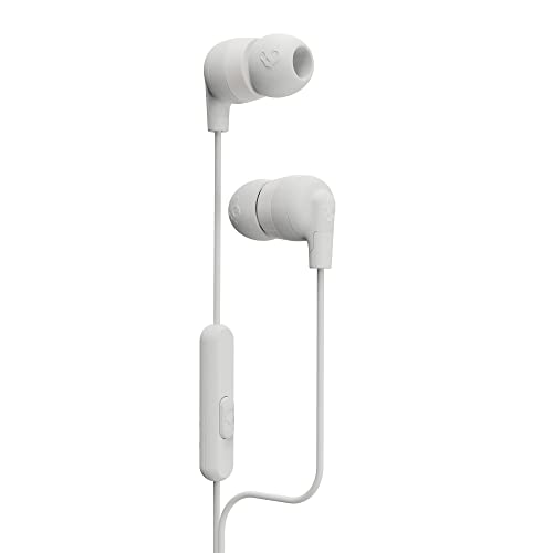Skullcandy Ink'D+ Wired In-Ear Headphones with Microphone and Bluetooth, White (Open Box)