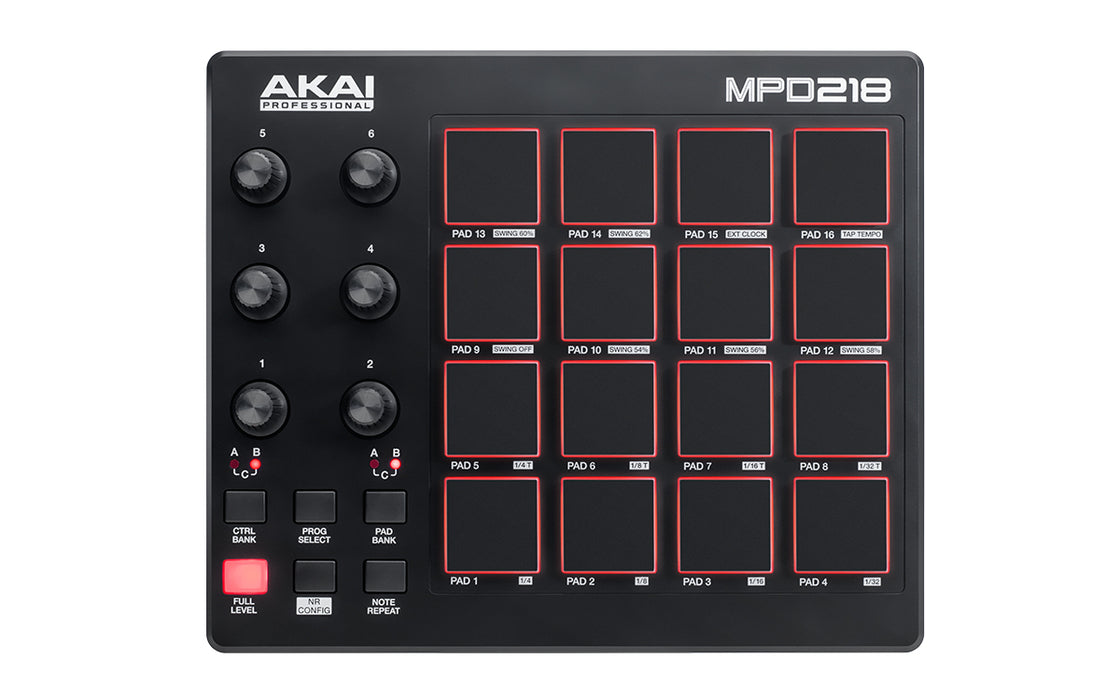 Akai Professional MPD218 USB MIDI Pad Controller