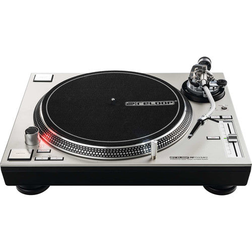 Reloop RP-7000 MK2 Upper Torque Turntable System (Silver) + Decksaver Dust Cover