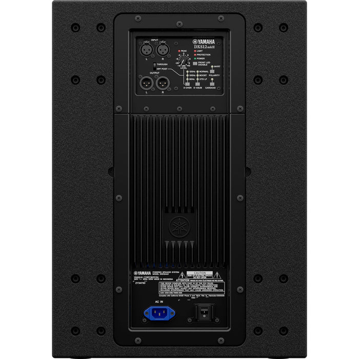 Yamaha DXS12 MKII Powered Subwoofer, Black (Open Box)