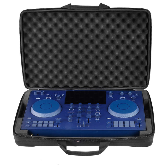 AlphaTheta OMNIS-DUO Portable Battery-Powered All-in-One DJ System with Bluetooth + 2 x WAVE-EIGHT Portable 8" DJ Speaker + Omnis-Duo Eva Case