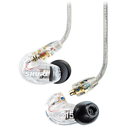 Shure SE215 Pro Sound-Isolating Earphones Clear (Open Box)
