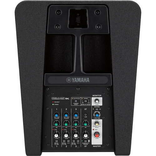 Yamaha STAGEPAS 1K Portable All-in-One PA System with Bluetooth Bundle with Cables