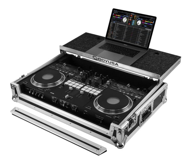Pioneer DJ DDJ-REV7 + Odyssey Glide Style Flight Case with Wheels