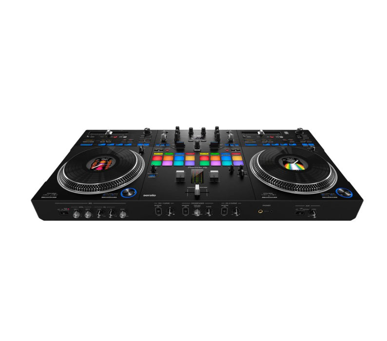 Pioneer DJ DDJ-REV7 + Odyssey Case Black Label Glide Style Flight Case with Wheels