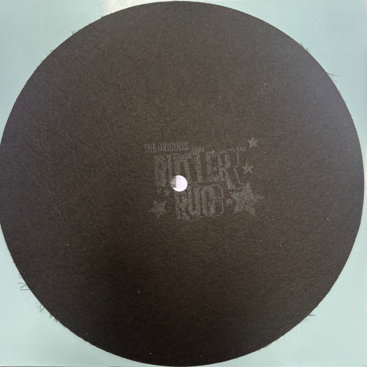 Thud Rumble: Butter Rugs 12 Black Slipmats (Pair) — Rock and Soul