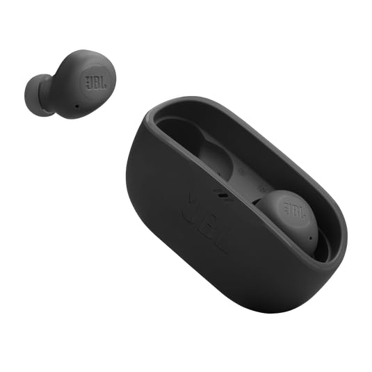 JBL Vibe Buds 2 - True Wireless Noise Cancelling Earbuds (Black)