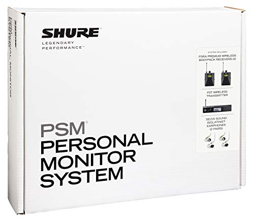 Shure PSM 300 Twin-Pack Pro Wireless In-Ear Monitor Kit (G20: 488 to 512 MHz)