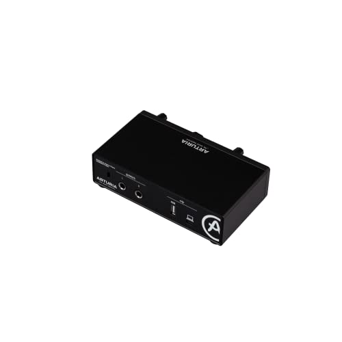 Arturia MiniFuse 1 Portable 1x2 USB Type-C Audio Interface (Black)