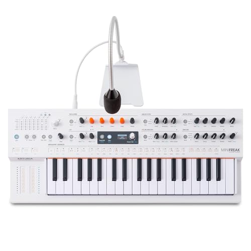 Arturia MiniFreak Vocoder 6-Voice Spontaneous Algorithmic Synthesizer with Gooseneck Microphone
