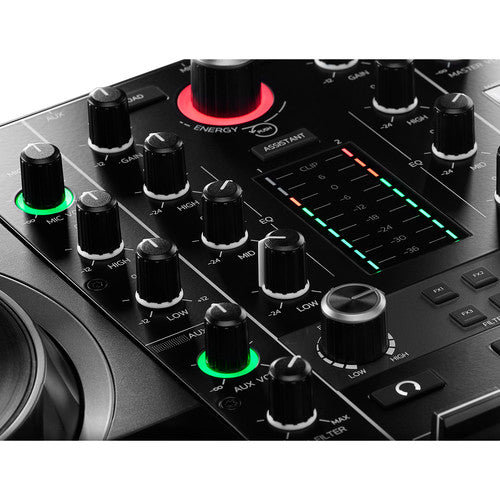 Hercules DJControl Inpulse 500 2-Deck USB DJ Controller with DJUCED Light - Headliner HL12002 Pro-Fit Case