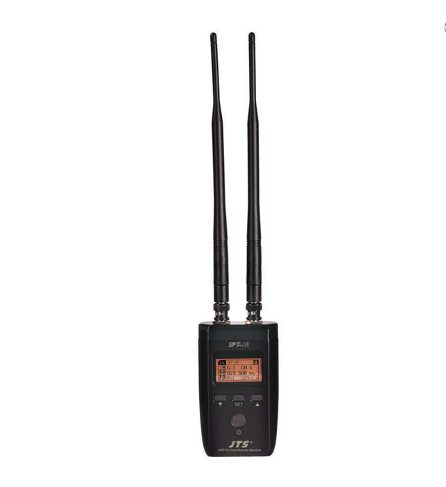 JTS SPT-1R Dual-Channel UHF Wireless Audio Receiver, 2.4GHz