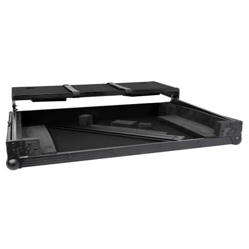 Headliner Flight Case with Laptop Platform for Pioneer DDJ-FLX10 and DDJ-1000SRT (All Black)