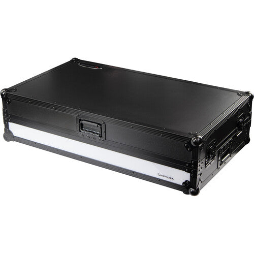 Odyssey LED Flight Effects Case for AlphaTheta XDJ-AZ with Glide-Style Platform and Corner Wheels (All Black)