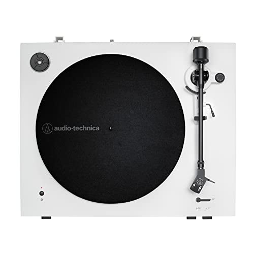 Audio-Technica Consumer AT-LP3XBT Fully Automatic Two-Speed Turntable with Bluetooth (White)