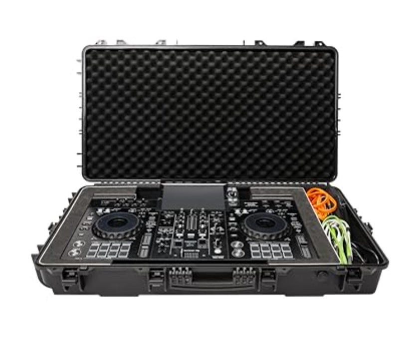 Pioneer DJ DDJ-REV5 Scratch-style 2-channel performance DJ controller + Magma FLXGUARD DJ Controller Trolley