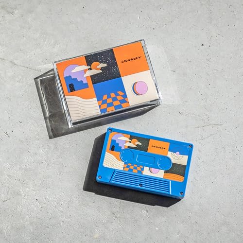 Crosley CR3045CO-SU Cassette Tape Portable Wireless Bluetooth Speaker, Surreal Cobalt