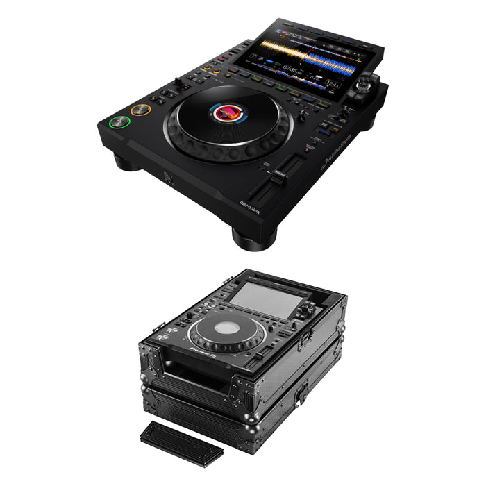 AlphaTheta CDJ-3000X A next-generation flagship DJ player + Odyssey Industrial Board Case