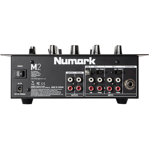 Numark M2 Black Two-Channel Scratch Mixer