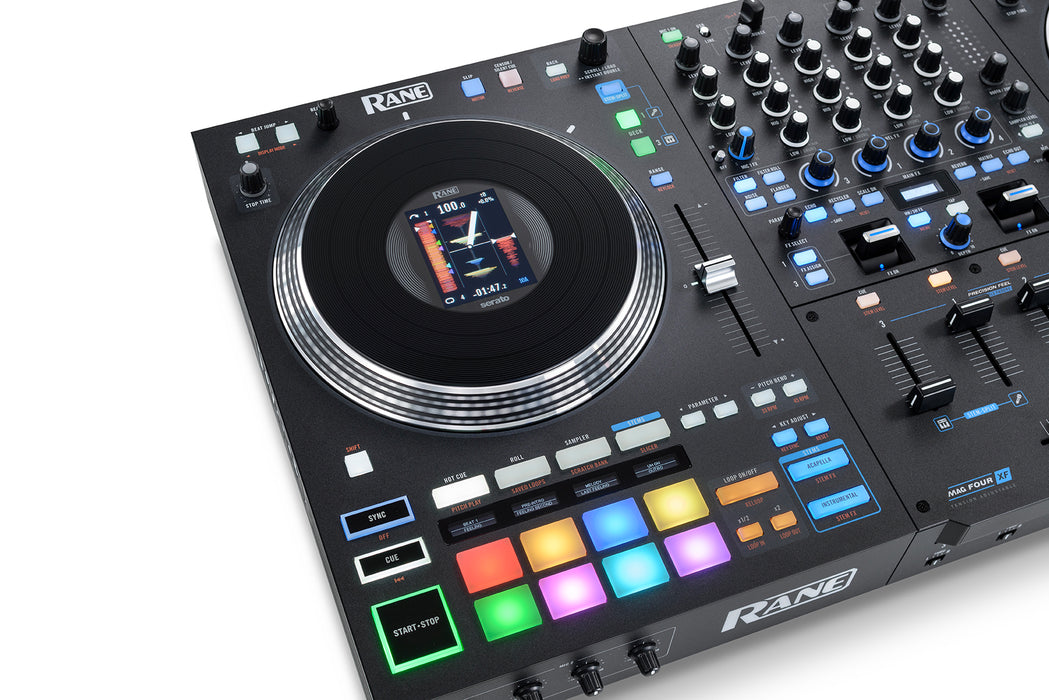 Rane Performer 4-channel motorized DJ controller + Decksaver Dust Cover