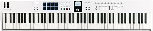 Arturia KeyLab Essential mk3 88-Key Universal MIDI Controller and Software (White)