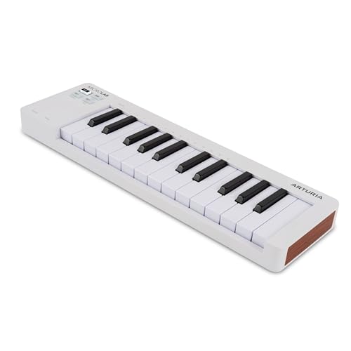 Arturia MicroLab Mk3 - Universal MIDI Controller for Music Production - White